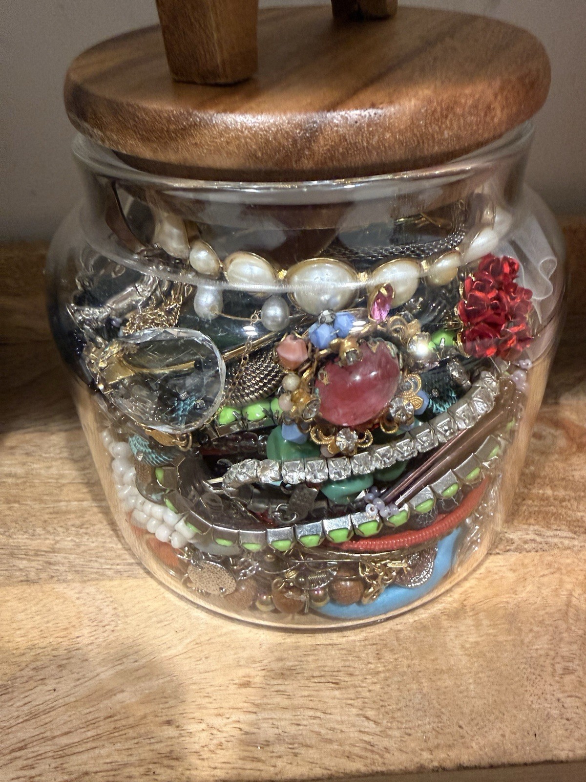 Vintage Mystery Jewelry Jar