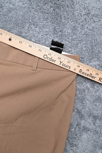 Jones New York Stretch Hose Camel Größe 12 Neu mit Etikett 34" Taille & 32" Schrittlänge - Bild 6 von 12