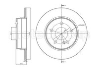 2X Metelli Bremsscheibe 23-0982C FüR MERCEDES-BENZ