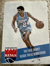 Sacramento Kings The First Basket REGGIE THEUS Bobblehead NBA Basketball NEW