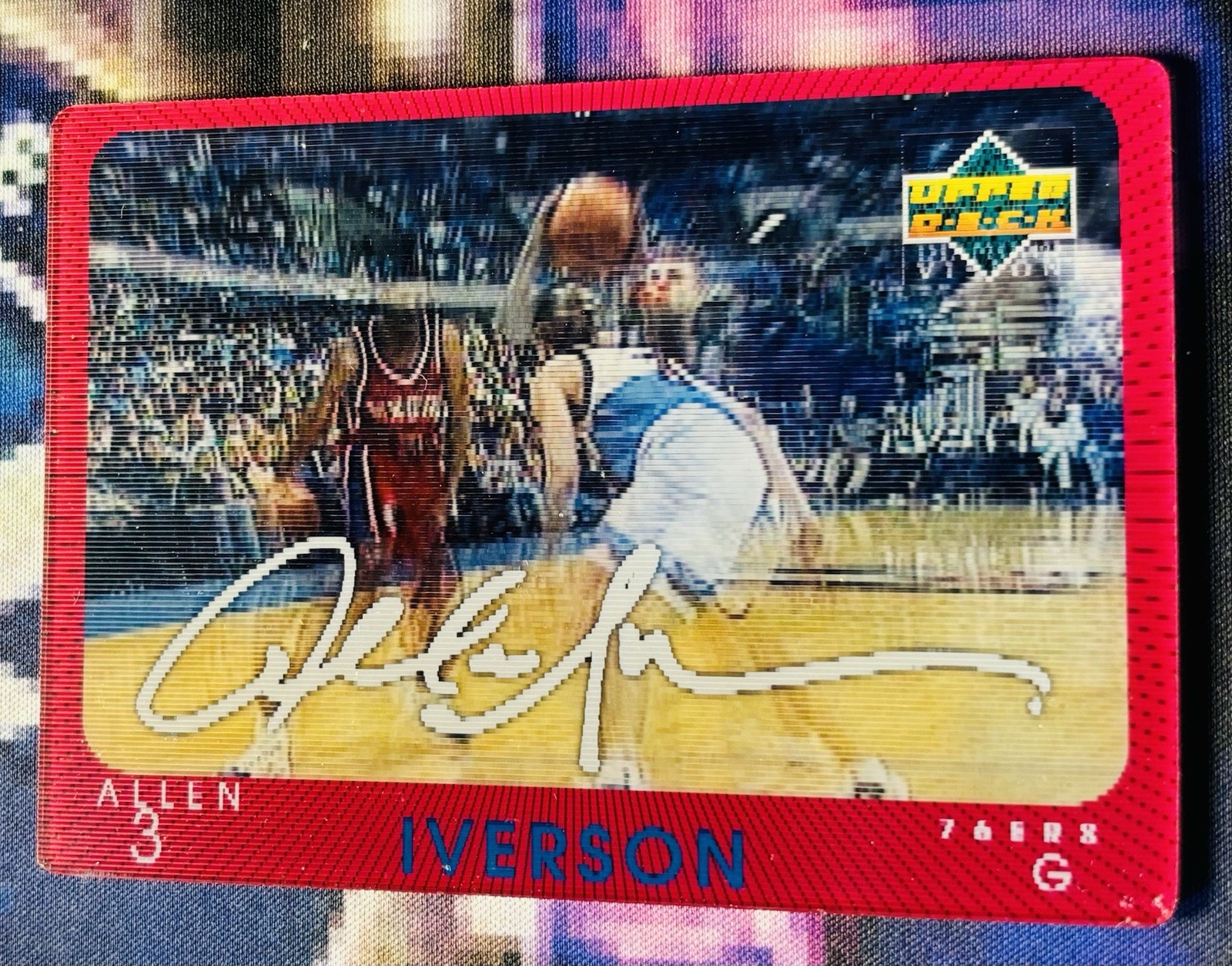 1997-98 Upper Deck Allen Iverson Diamond Vision Signature Moves #S20 76ers