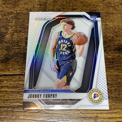 2024-25 Panini Prizm Basketball NBA Johnny Furphy RC Rookie White /175 #237 AG59