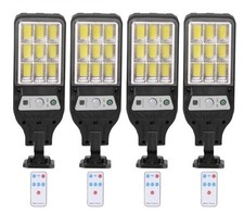 4 PCS Outdoor Solar Wall Light LED Motion Sensor Bright Flood Street Lamp 3Modes