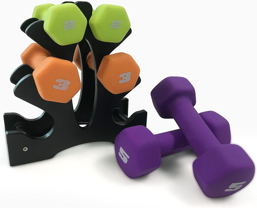 Neoprene Dumbbell Weights Pairs & Sets | Multiple Colors - Picture 6 of 12