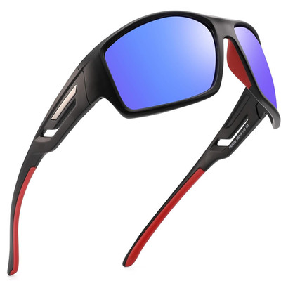 Polarisiert Sportsonnenbrille TR90 Rahmen UV400 Schutz TAC Linse Radfahren