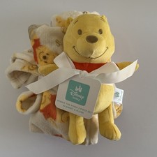 NEW Disney Baby Winnie the Pooh 2-Piece Set Blanket Plush