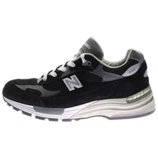 New Balance U992BK Mesh Low Cut Sneaker Black US8 26cm Used 44a183aed5ed3434e6b5