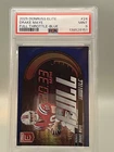 2025 Donruss Elite DRAKE MAYE Blue Foil Prizm Full Throttle /75 Patriots PSA 9