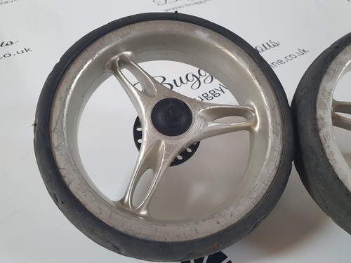 Baby Jogger City Mini back Rear Pair Of 2 wheels - single and double - Picture 12 of 15