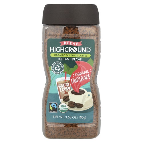 Organic Instant Coffee, Medium Roast, Decaf, 3.53 oz (100 g)