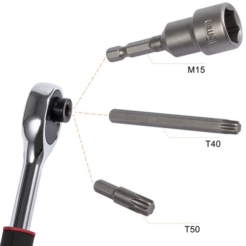 Hardtop und Tür Ausbau Torx Set Werkzeug Kit für 2007-2024 Jeep Wrangler JK JK... - Bild 4 von 9