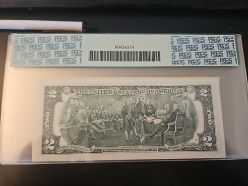 1995 Star FRN $2 Dollars Millennium. 1936-D* PCGS 64PPQ VERY CHOICE NEW - Picture 2 of 2