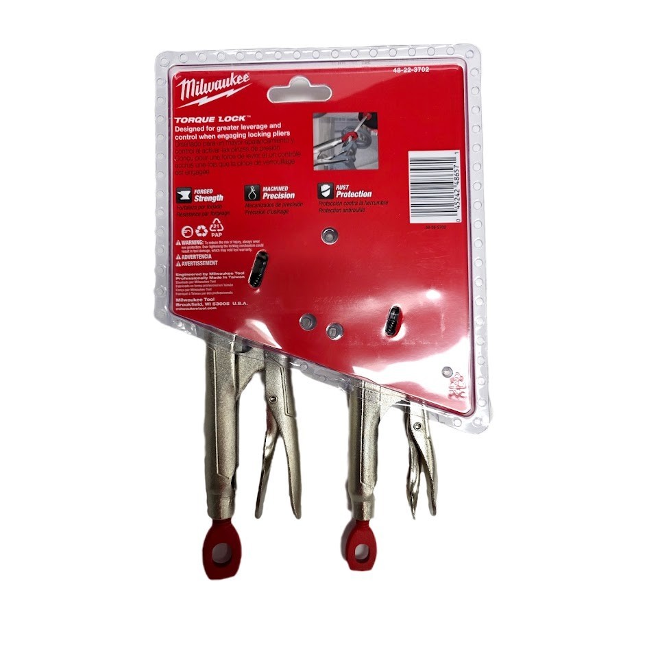Milwaukee 48-22-3702 2Pc TORQUE LOCK MAXBITE Locking Pliers Set 7