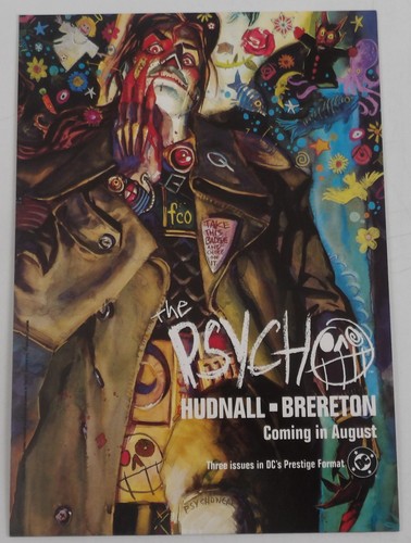 Batman: Holy Terror / The Psycho DC Comics Store Promo Karte / Schild 6" x 9" - Bild 2 von 3