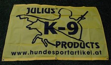 NEU Julius K9 Fahne Hundesport Diensthund Polizei Zoll SV Malinois Sch&auml;ferhund