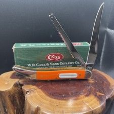 Case XX 2003 Orange G 10 Style Synthetic Fishing Knife New In Original Box