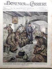 La Domenica del Corriere 19 June 1904 Trumpet Electric Chuck Carabiniere