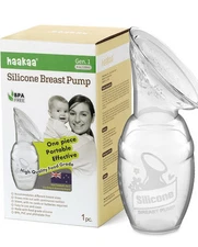 Haakaa MHK002 Original Silicone Breastfeeding Manual Breast Milk Pump, 4oz