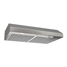 Broan-NuTone BCSQ130SS Three-Speed Glacier Under-Cabinet Range Hood LED Lights