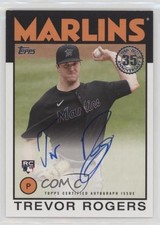 2021 Topps 1986 Topps Baseball Auto Series 2 Trevor Rogers #86B-TR Auto 07d9