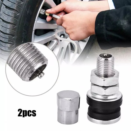 Car Accessories Tire Valve Short Stems Valve Stem Tire Metal Tubeless Clamp - Picture 21 of 24
