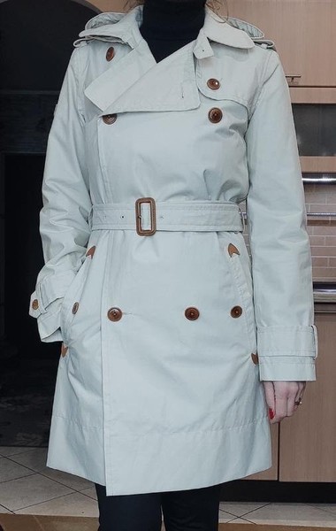 Women Aigle Trench Coat Beige XS