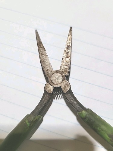 Diamond Utica Mini Precision Needle Nose Pliers USA Diamalloy READ DESCRIPTION - Picture 6 of 6