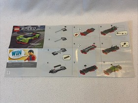 LEGO Racer 8149 Streak 8150 ZX Turbo 8151 Adrift 8193 Bullet 30434 Aston Martin