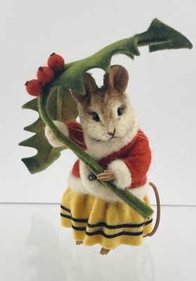 R John Wright Winter Mouse   Annamarie  LMT Edition 3/250 with COA Mint In Box
