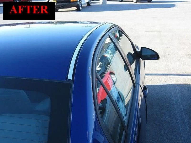 FOR BUICK CHROME 2PC ROOF TOP TRIM DRIP MOLDINGS COVERS SET 5 YR WARRANTY 1 - Image 4 of 4