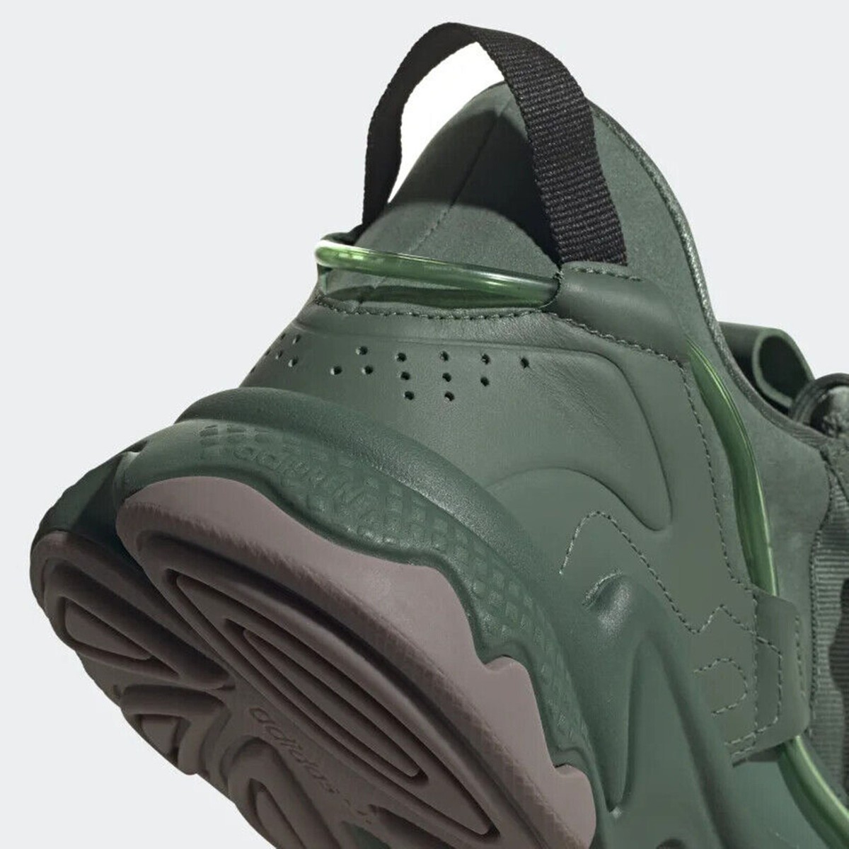 NEW Adidas Ozweego Pure/Zip Men Athletic Shoes, Green Oxide NEW Adidas Ozweego Pure/Zip Men Athletic Shoes, Green Oxide