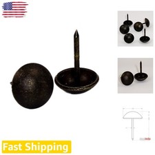 Timeless Antique Brass Upholstery Tacks - 100 Pcs for Classic Furniture Accents