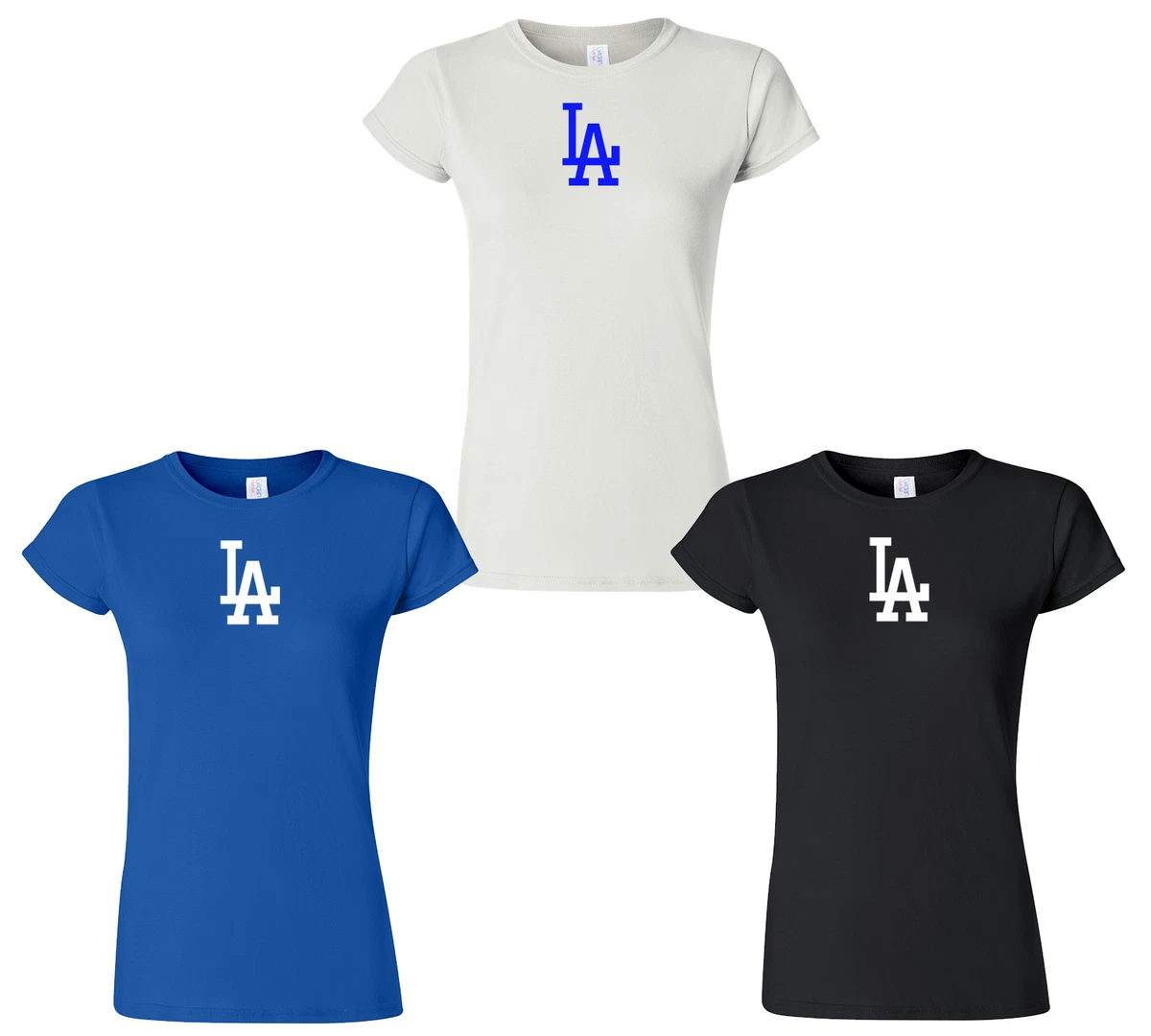 Los Angeles Dodgers LA Logo Womens T Shirt