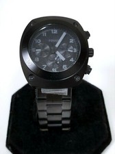 NEW FOSSIL BLACK TONE,STAINLESS STEEL,CHRONOGRAPH BRACELET WATCH CH2777