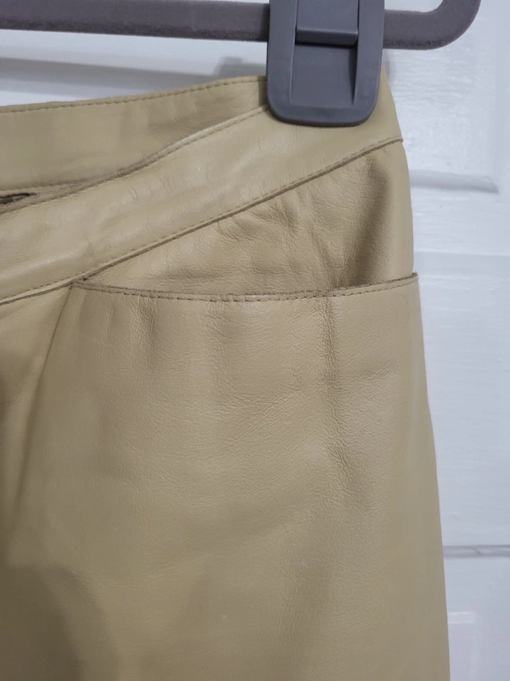 Pantalón de cuero para mujer años 90 Y2k Kenneth Cole 6 Foto 3 de 4