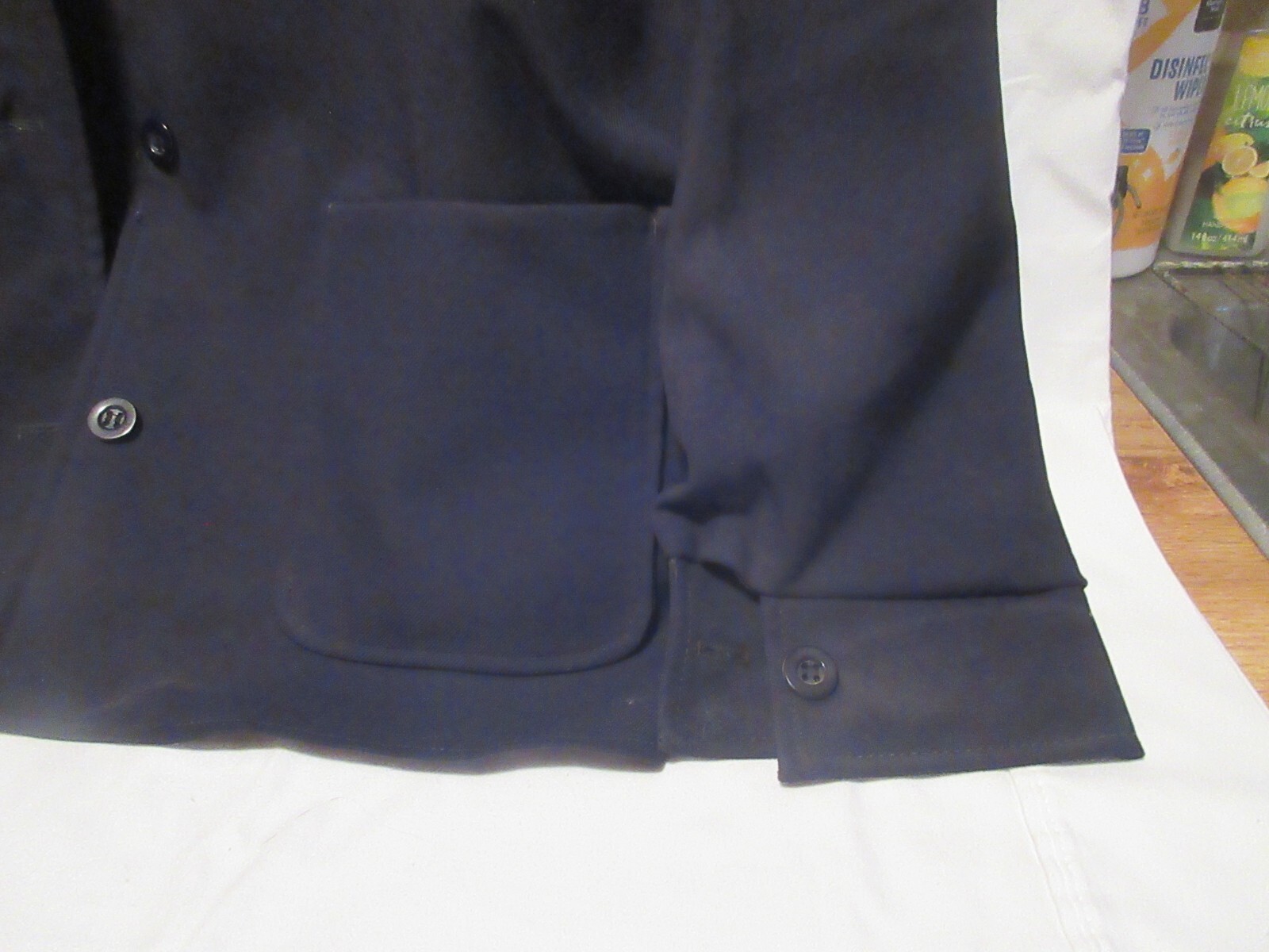 Center Stage Polyester 4 Button Black Blazer With… - image 4