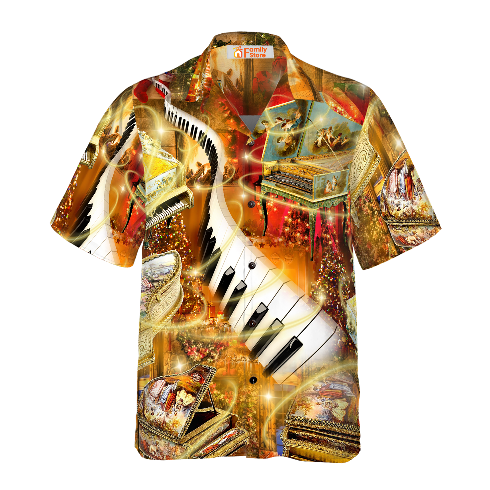 Piano Is My Passion Hawaiian Shirt For Men US Size Summer Style NEW