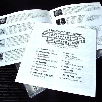 Summer Sonic 10th Anniversary Compilation SONY Music Edition JAPAN