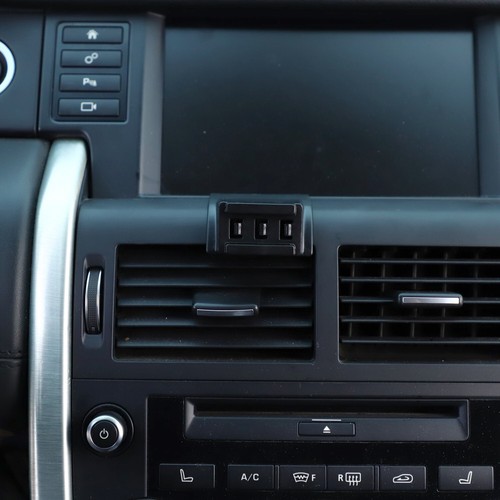 para Land Rover Discovery Sport 2015-2019 negro salida de aire soporte teléfono - Imagen 6 de 7