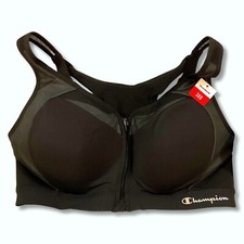 Champion Women's Motion Control Zip Front Sports Bra Brand New w/ Tags
