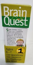 BRAIN QUEST FUN CARD GAME home schooling GRADE 1 ages 6-7 learning teaching