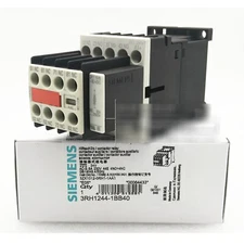 ONE New In Box Siemens 3RH12441BB40 Relay 3RH1244-1BB40 FAST SHIP