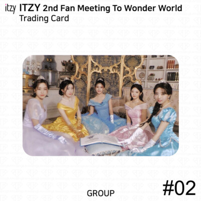 ITZY 2nd Fan Meeting To Wonder World Trading Card Photocard KPOP K