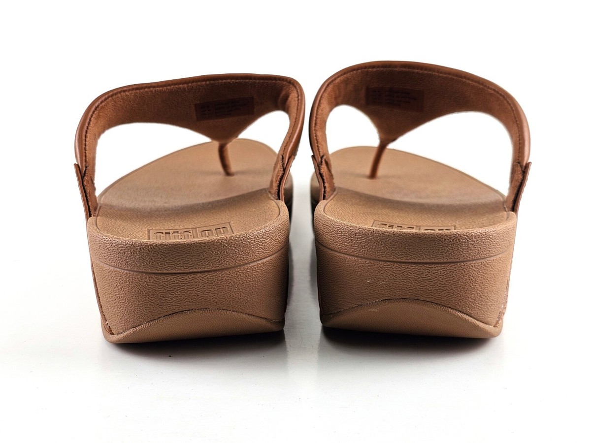 Fitflop Women's Lulu Leather Toepost Thong Sandals I88-592 Light