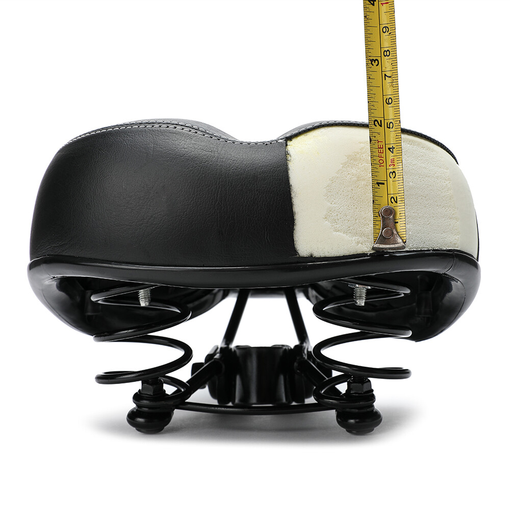 Extra Wide Big Bum Bike Bicycle Cycling Pad Saddle Seat Soft Comfort