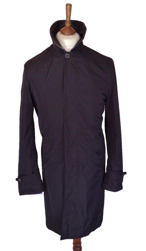 Burberry Schwarz Car Coat Special Edition Lederkragen IT 48 38" S Small - Bild 5 von 11