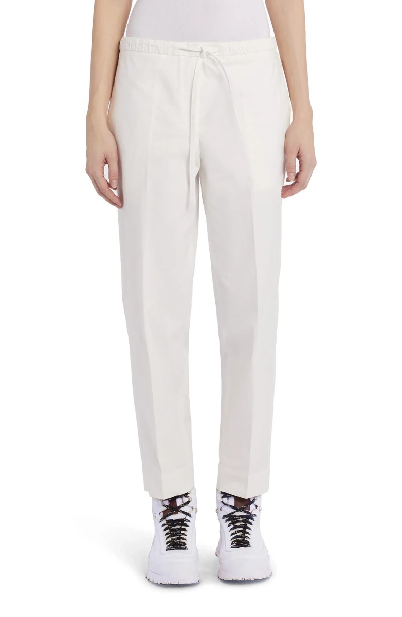 JIL SANDER Cropped Organic Cotton Drawstring Waistband