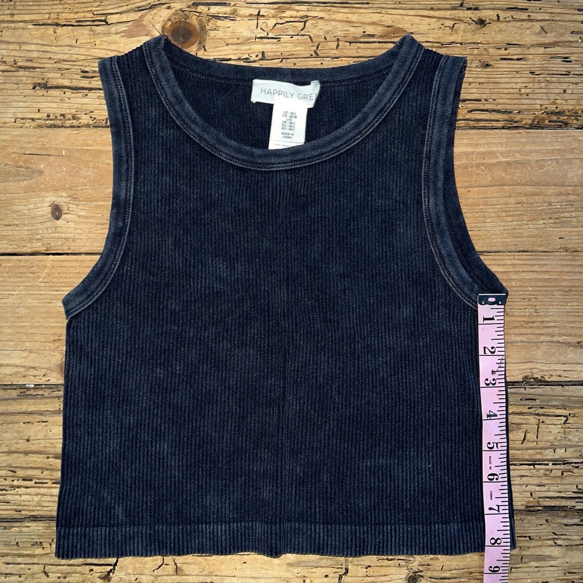 ★GLOWNY★ G CLASSIC SLEEVELESS GRAY G CLASSIC CAMISOLE (GRAY) - GLOWNY