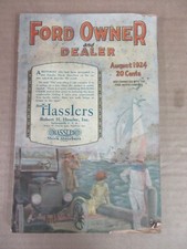 Vintage 1924 Ford Owner And Dealer Magazine Book  K9