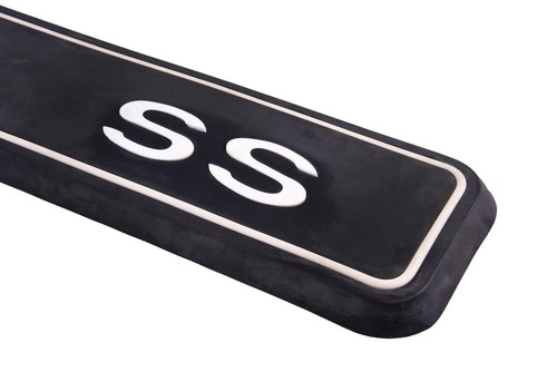 Almohadilla de parachoques trasero JEGS 79164 1970 Chevy Chevelle SS goma letras blancas/rayas so - Imagen 8 de 8